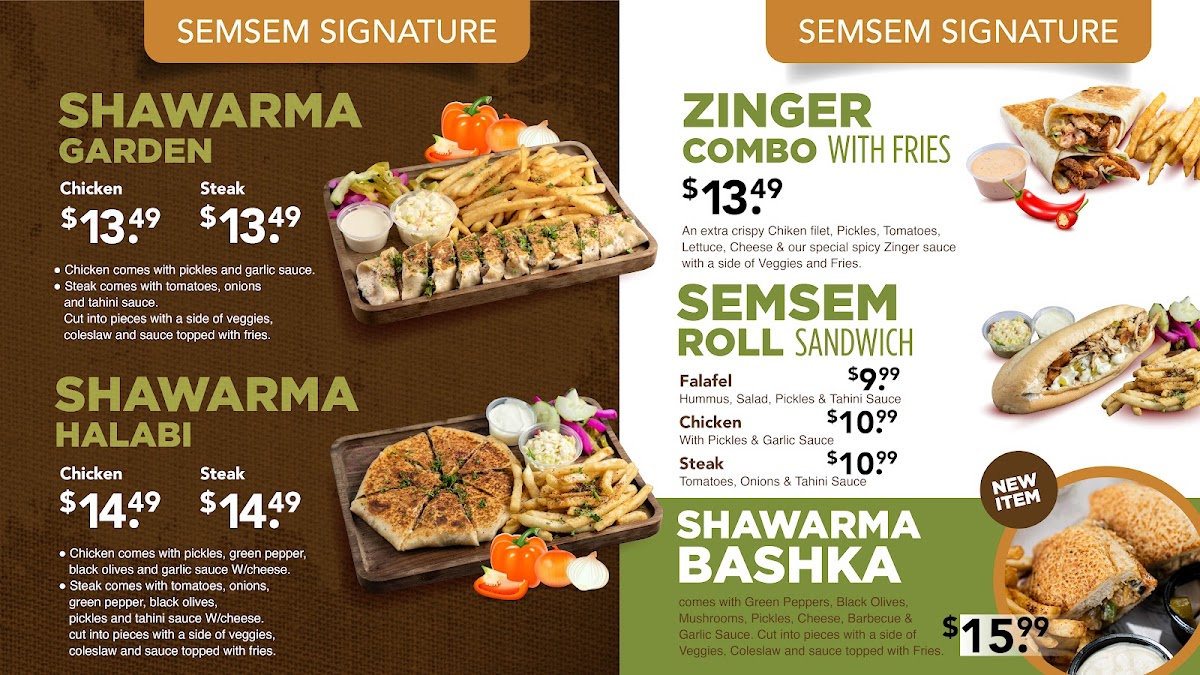SemSem Mediterranean Menu - Image 1