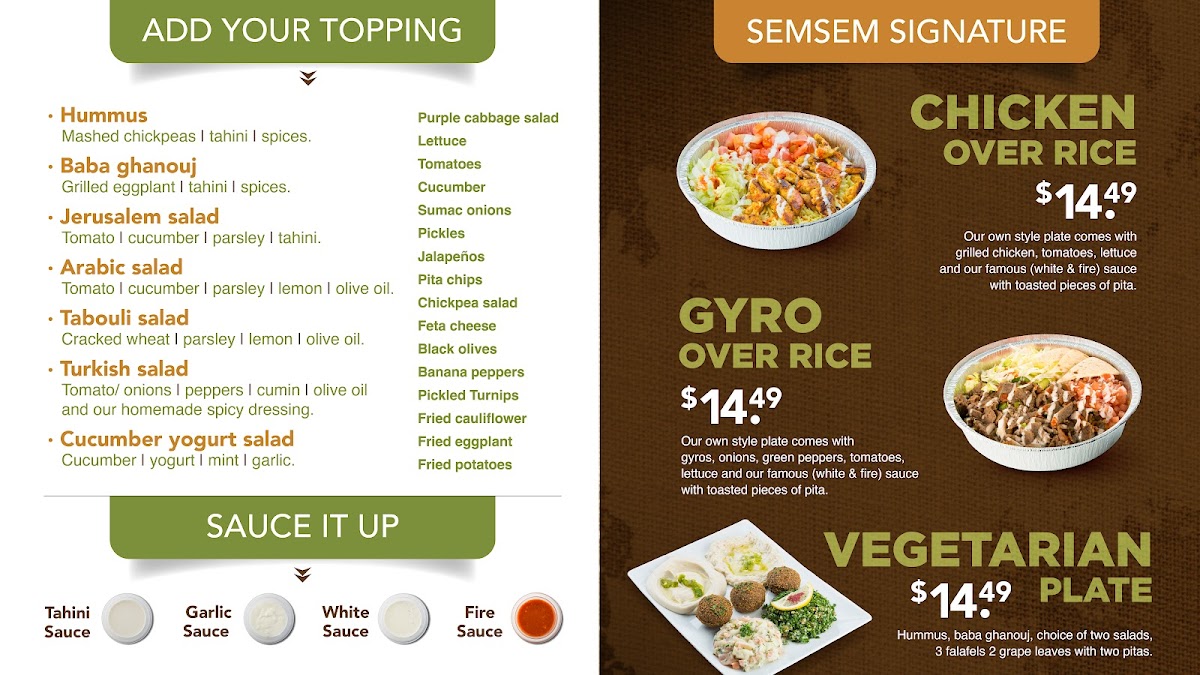 SemSem Mediterranean Menu - Image 2